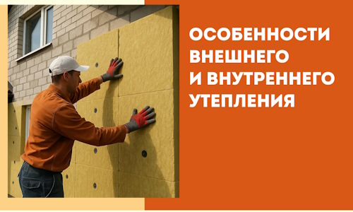 Какие особенности внешнего и внутреннего утепления в Апшеронске