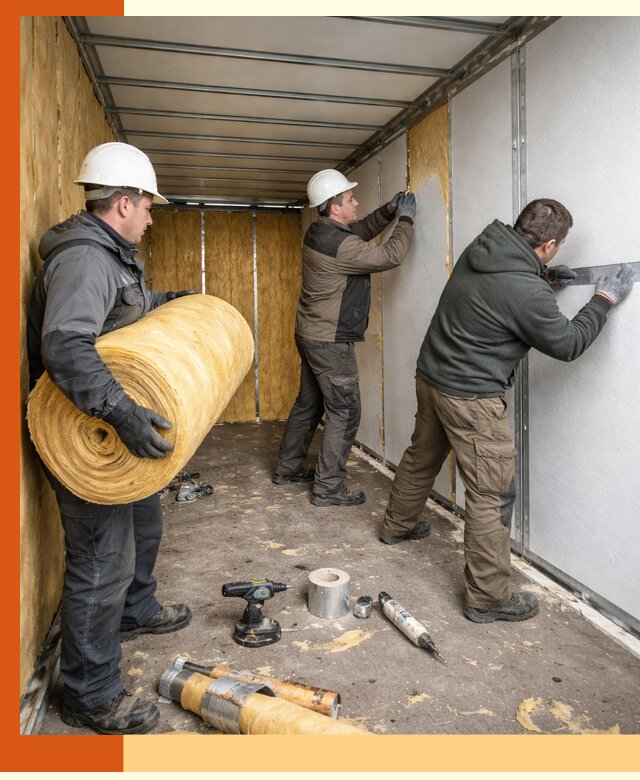 Утепление рефрижераторного контейнера в Апшеронске профессионально и надежно