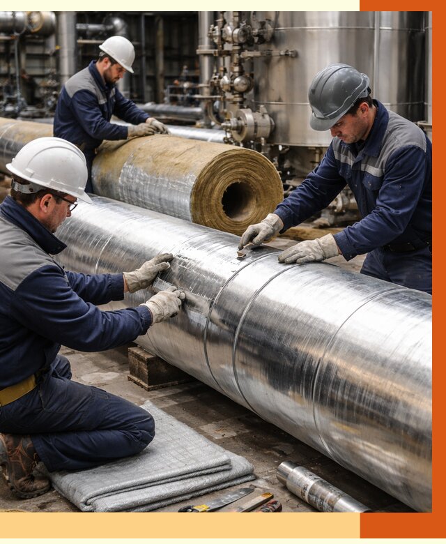 Утепление технологического оборудования в Апшеронске от 4304 руб. за м2 | ТепломастерПшр