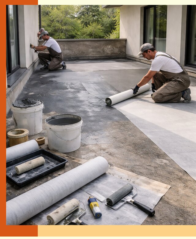 Гидроизоляция террасы в Апшеронске — надежная защита от влаги и протечек